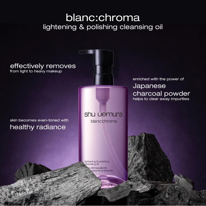 blanc:chroma lightening & polishing cleansing oil